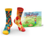 Dog Poop Initiative book and pair of socks
